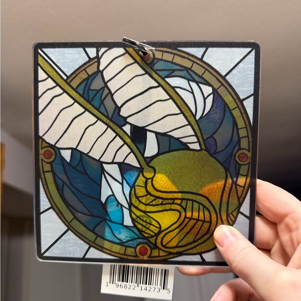 Harry Potter unique Sun catcher with Golden Snitch